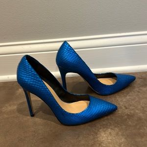 Blue heels